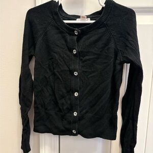 Cat & Jack Black Knit Cardigan